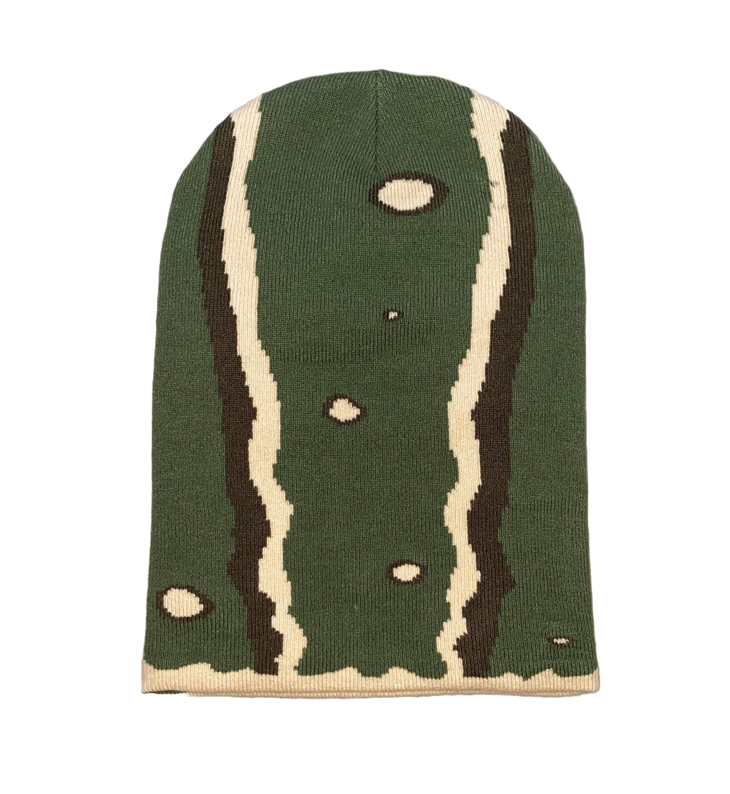 Knit Frog Balaclava - Green Treefrog - Image 2